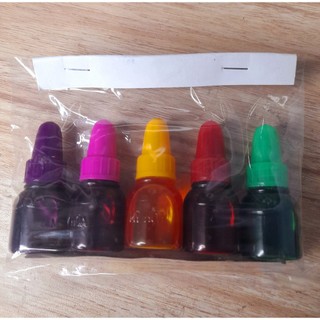 Combo 5 chai màu thực phẩm làm slime