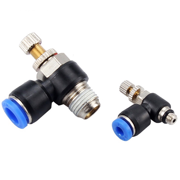 Đầu nối ren khí nén tiết lưu ESL