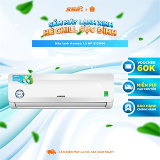 Máy lạnh asanzo 1.5hp s12n66 - bảo hành chính hãng