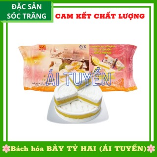 Bánh in Tân Huê Viên nhân đậu xanh sầu riêng gói 400gr (4 bánh), đặc sản Sóc Trăng