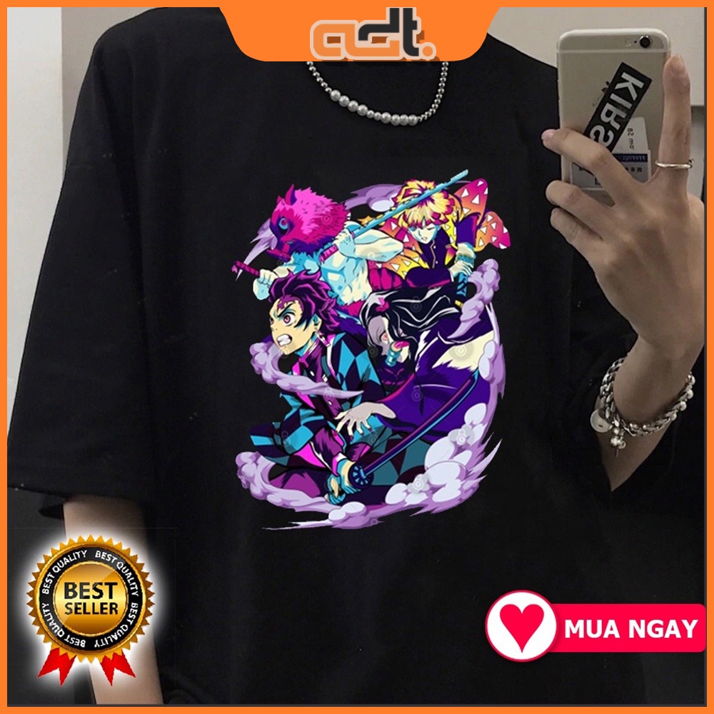 BST Áo thun kimetsu no yaiba tanjiro kamado demon slayer cực chất giá rẻ