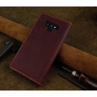 Bao Da Samsung Galaxy Note 9 Handmade Da Bò Thật