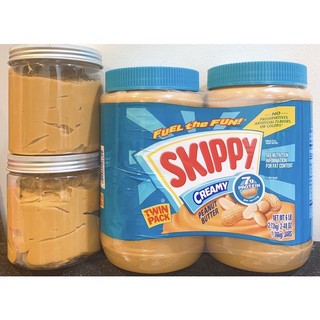 Lẻ 500g từ hộp lớn bơ đậu phộng dạng mịn skippy creamy peanut butter