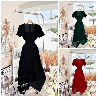 ĐẦM MAXI THUN GÂN TAY CON ✨✨