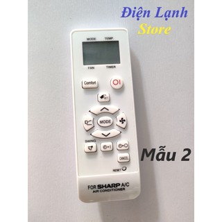 Remote máy lạnh Sharp các loại. (Tặng kèm cặp pin).