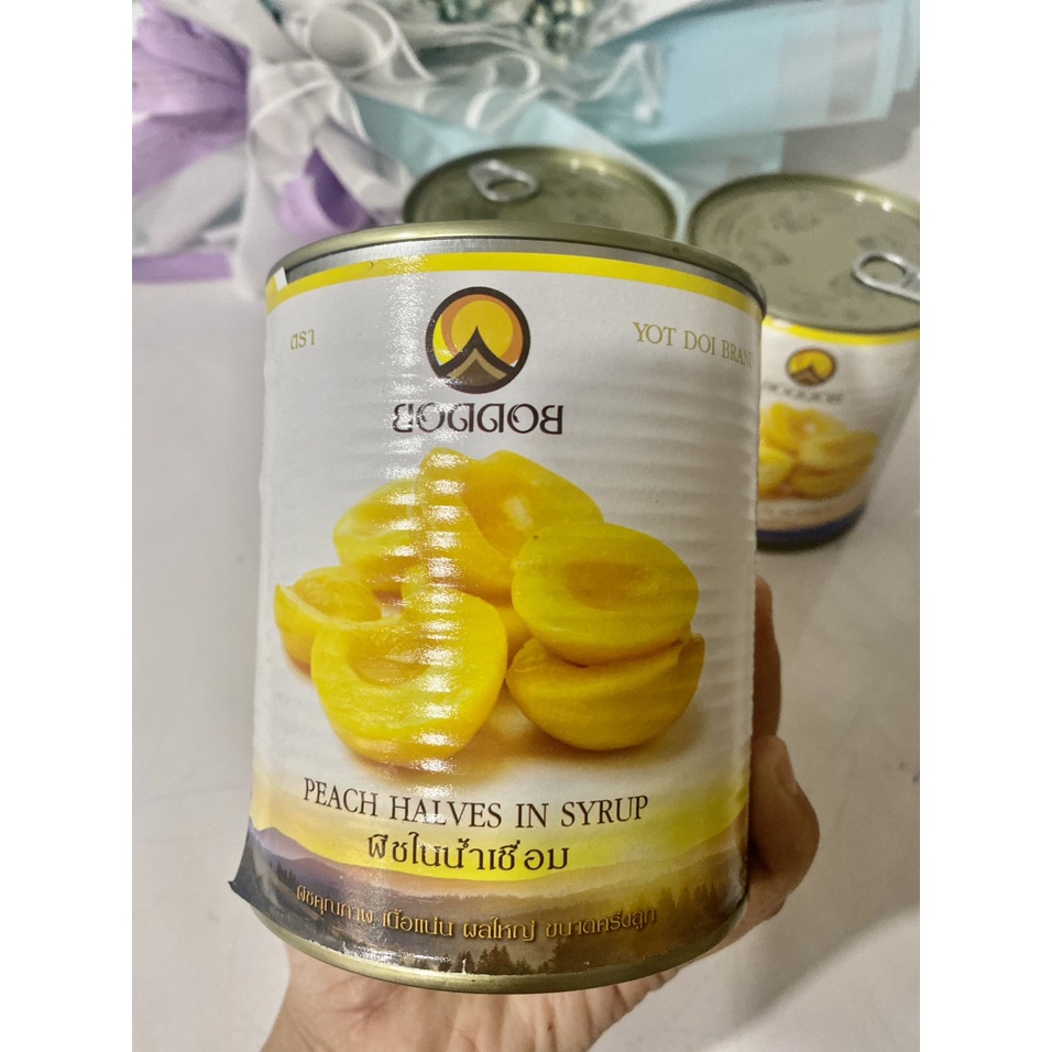 Đào ngâm BODDOB Thái Lan 820g