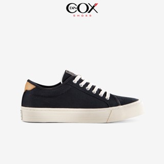 Giày Sneaker Nam Vải DINCOX E12 Black Đơn Giản Thanh Lịch