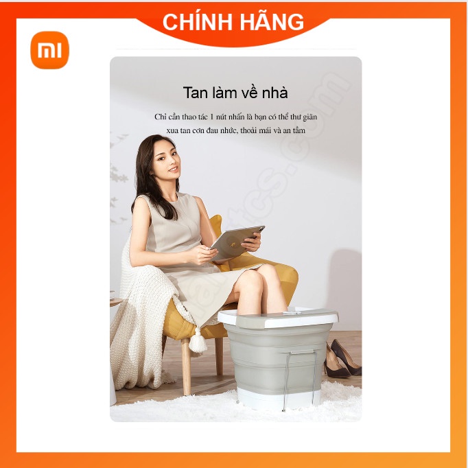 Máy massage chân bằng nước Xiaomi Leravan LJF001 quốc tế có hệ thống bảo vệ chống rò rỉ điện