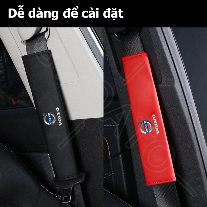 GTIOATO Da DâY Đai An ToàN Ô Tô CàI DâY An ToàN Ô Tô BọC DâY An ToàN Xe HơI Phụ KiệN Ô Tô Trang Trí Oto Phụ KiệN BêN Trong Ô Tô Cho Volvo XC60 S90 XC90 S60 XC40 V60 V90