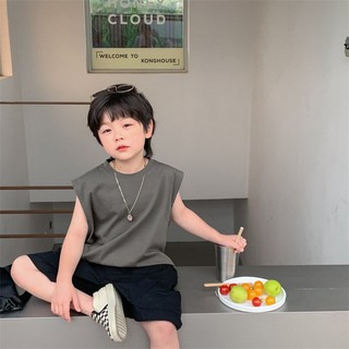 Bộ Hè Áo Thun Cotton  Sát Nách Kèm Quần Short Kaki Túi Hộp Cá Tính SARĐ2301