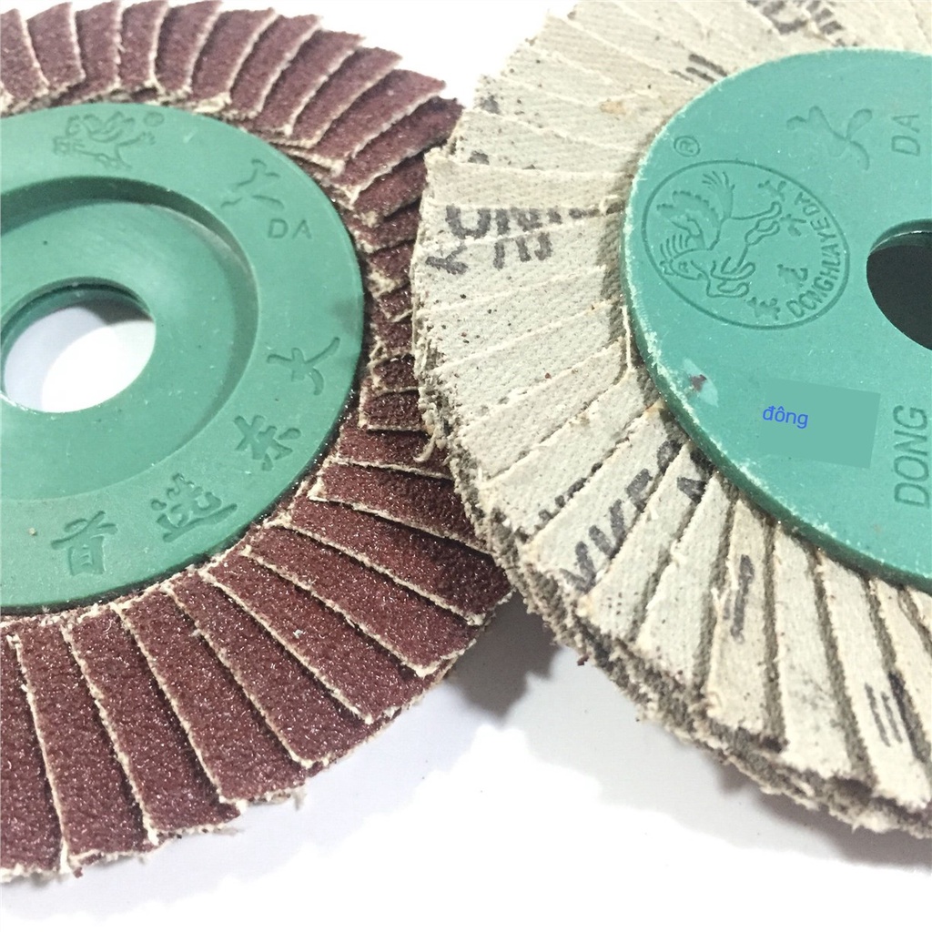 Dongda 80-lưới mềm máy mài góc 100 lưỡi mảnh bánh xe trang hình hoa đặc biệt 320 đánh bóng cánh quạt 1 hộp giá