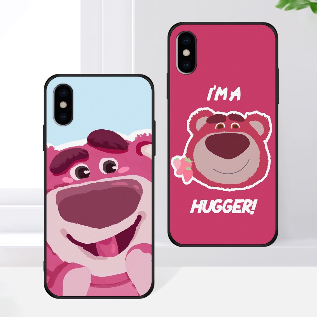 Ốp iphone x/xs/xr / iphone xsmax in hình gấu dâu losto, báo hồng pink panther cute hottrend