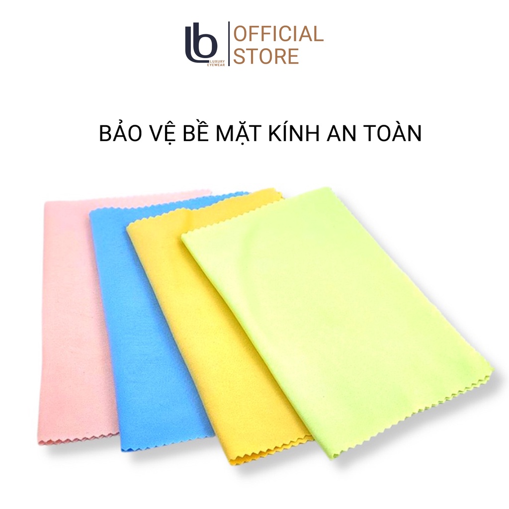 Khăn lau mắt kính LB Eyewear khăn mềm đa năng chuyên dụng lau kính, đồng hồ, gia dụng