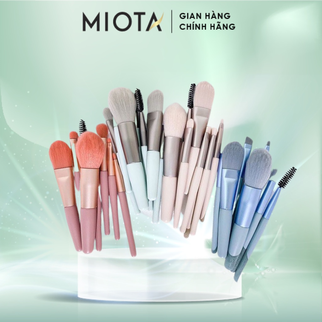 Set 8 Cọ Trang Điểm Đa Năng Miota Tiện Lợi Dễ Sử Dụng