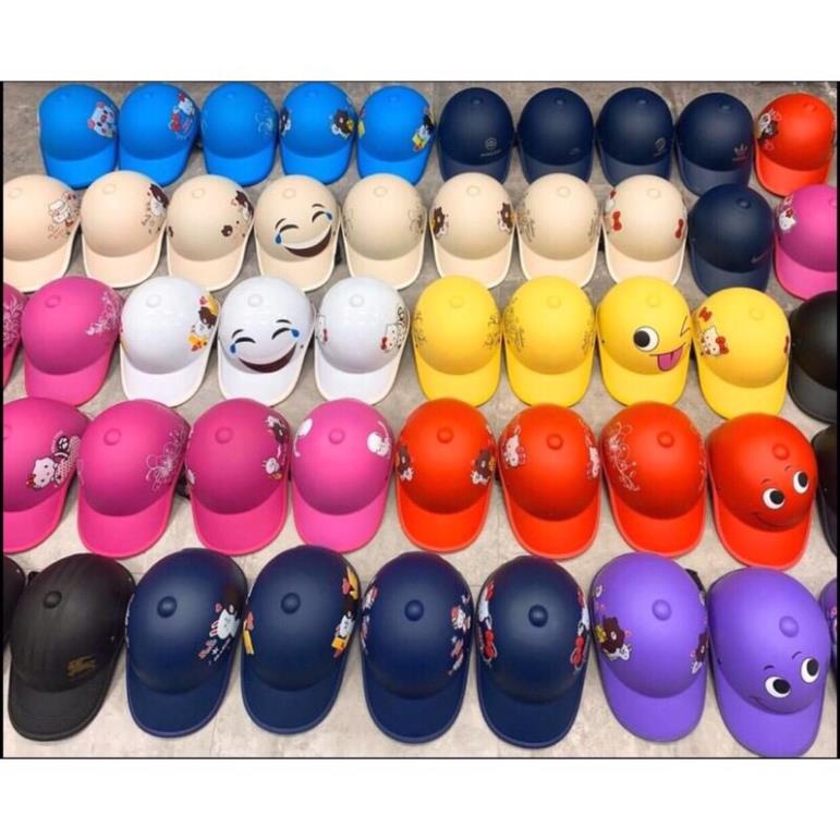 Mũ bảo hiểm có kính. Mũ bảo hiểm honda nửa đầu chính hãng