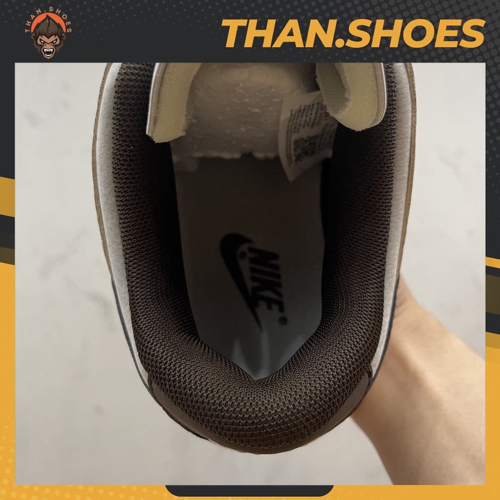 Giày SB Dunk Low Steamboy OST x Otomo Katsuhiro, SB Nâu Trắng Móc Đen - Than.Shoes
