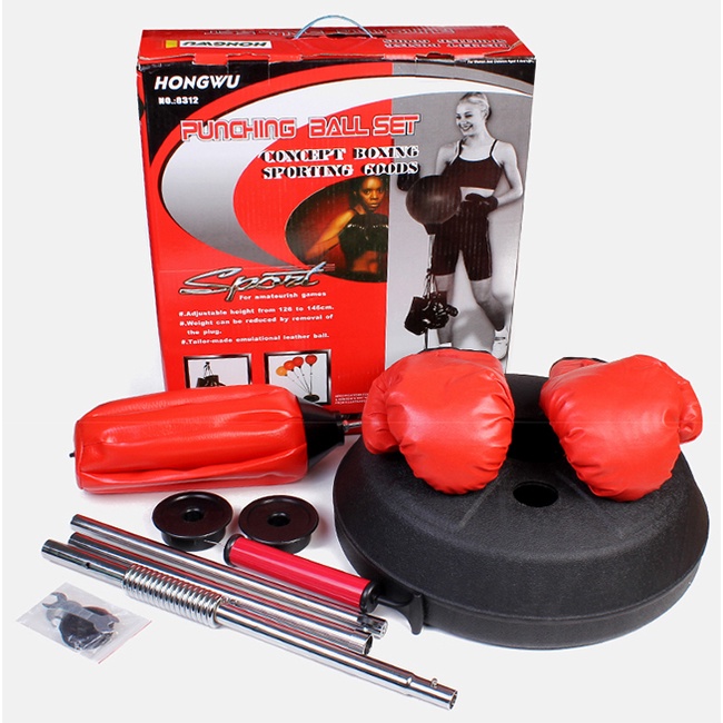Bóng boxing phản xạ size lớn chiều cao 1,2-1,5m