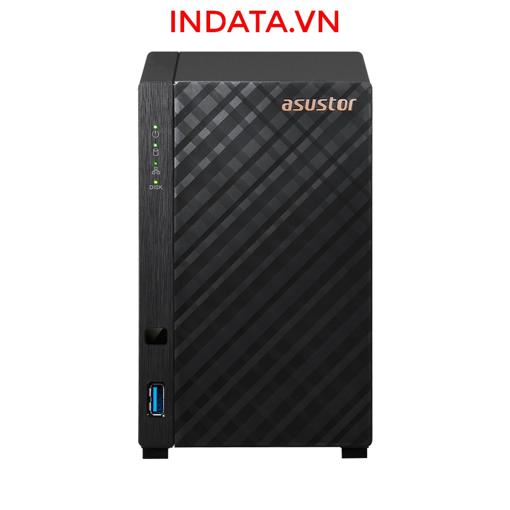 Ổ cứng mạng NAS Asustor Drivestor2 AS1102T CPU ARM Quad-core, RAM 1GB, LAN 2.5Gbps, 2 khay ổ cứng