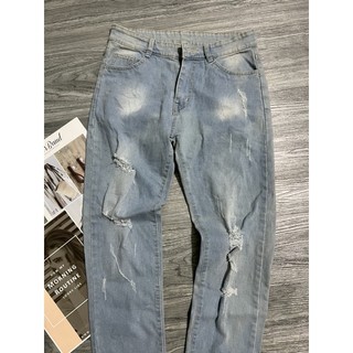 [Thanh Lí]Quần Jean Rách Bụi Nữ