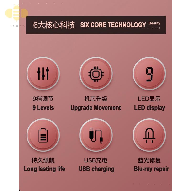 ✔✤●HÀNG CÓ SẴN  Máy xóa vết thâm trên da mặt LCD 9 cấp Xóa nốt ruồi Xóa hình xăm Laser Plasma Pen Máy trị