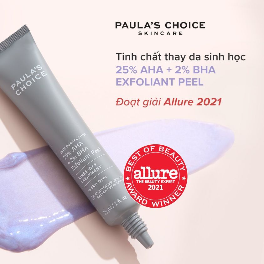 [PAULA'S CHOICE] Tinh Chất Thay Da Sinh Học, Tái Tạo Tế Bào Mới Chứa 25% AHA + 2% BHA Exfoliant Peel 30ml (Mã 9560)