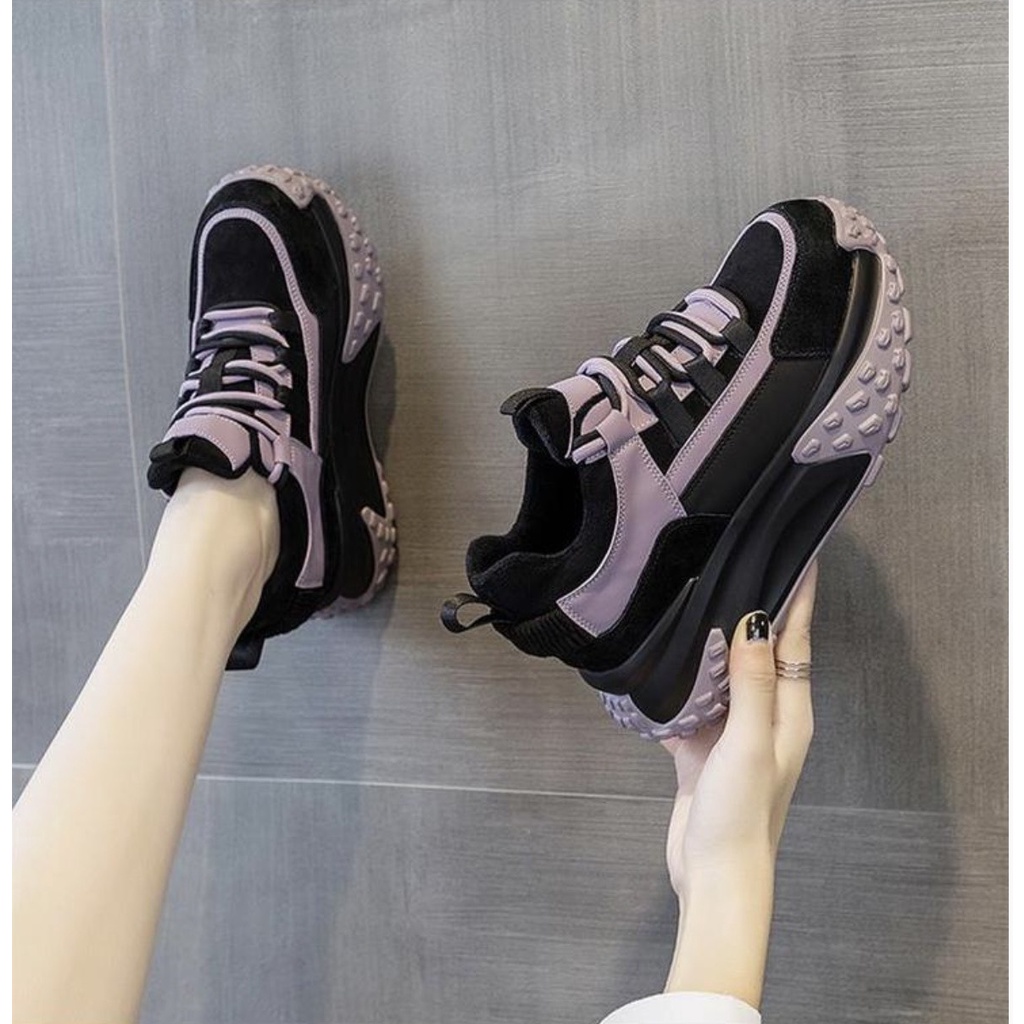 Giày thể thao đế bánh mì 2 màu, giày siêu đẹp