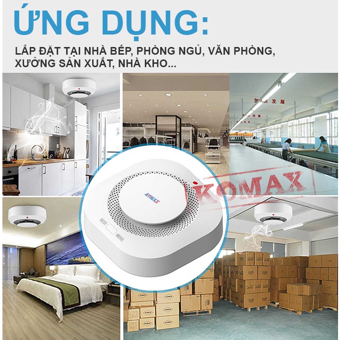 Đầu dò báo cháy không dây 433 S52W1 dùng cho các trung tâm báo cháy báo động