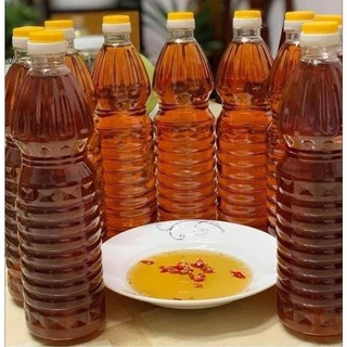 Chai nước mắm nhỉ bình định - nước mắm cá cơm truyền thống bình định 450ml