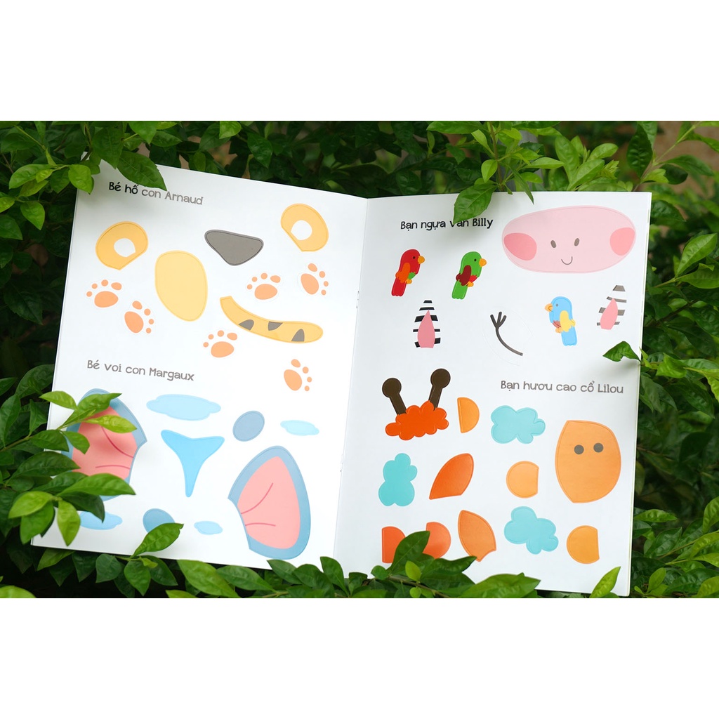 Sách - Set Dán hình siêu đáng yêu (6 tập)