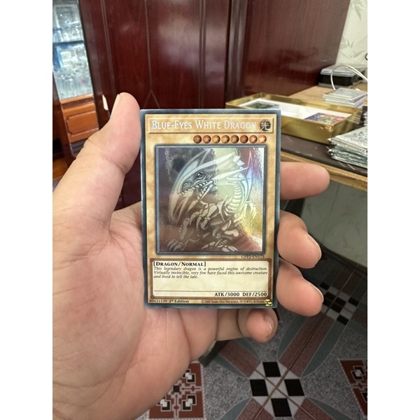 Blue-Eyes White Dragon - GFP2-EN175 - Ghost Rare 1st Edition