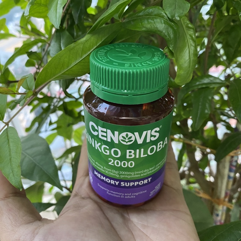 Viên uống Cenovis Ginkgo Biloba 2000 for Memory Support 100 viên, hỗ trợ tăng cường trí nhớ