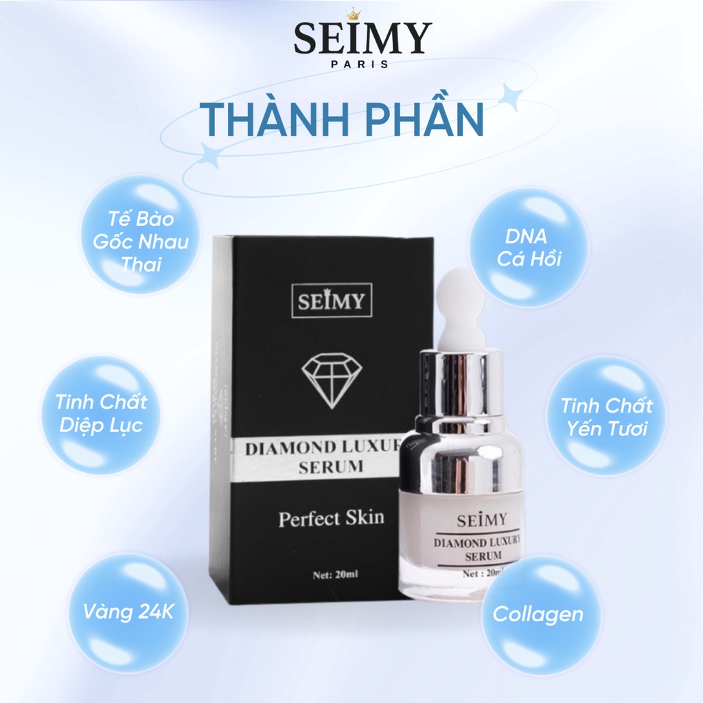 Serum tinh chất dưỡng da nhau thai SEIMY - Diamond Luxury Serum 20ml