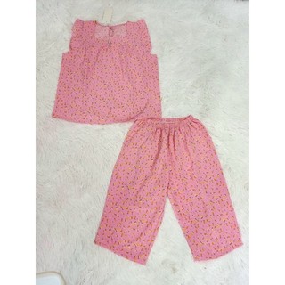 Bộ lụa mặc nhà quần lửng Size 45-59kg