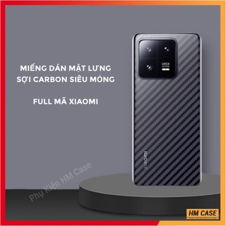 Dán carbon xiaomi mi 13 / mi 13 pro / mi9 / mi9se / mi 8 / mi 8se / mi 8 lite