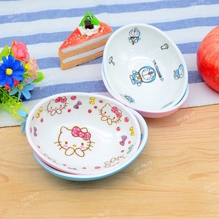 Chén tô hình oval Hello Kitty - Doremon Doraemon