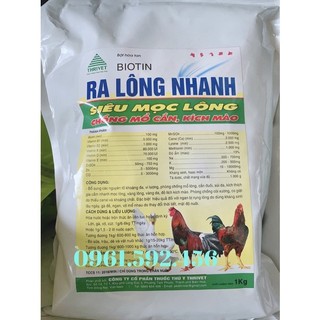 Ra lông nhanh 1kg- siêu mọc lông, chống cắn mổ