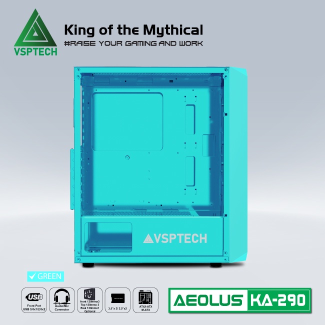 Vỏ Case VSP KA290 GREEN