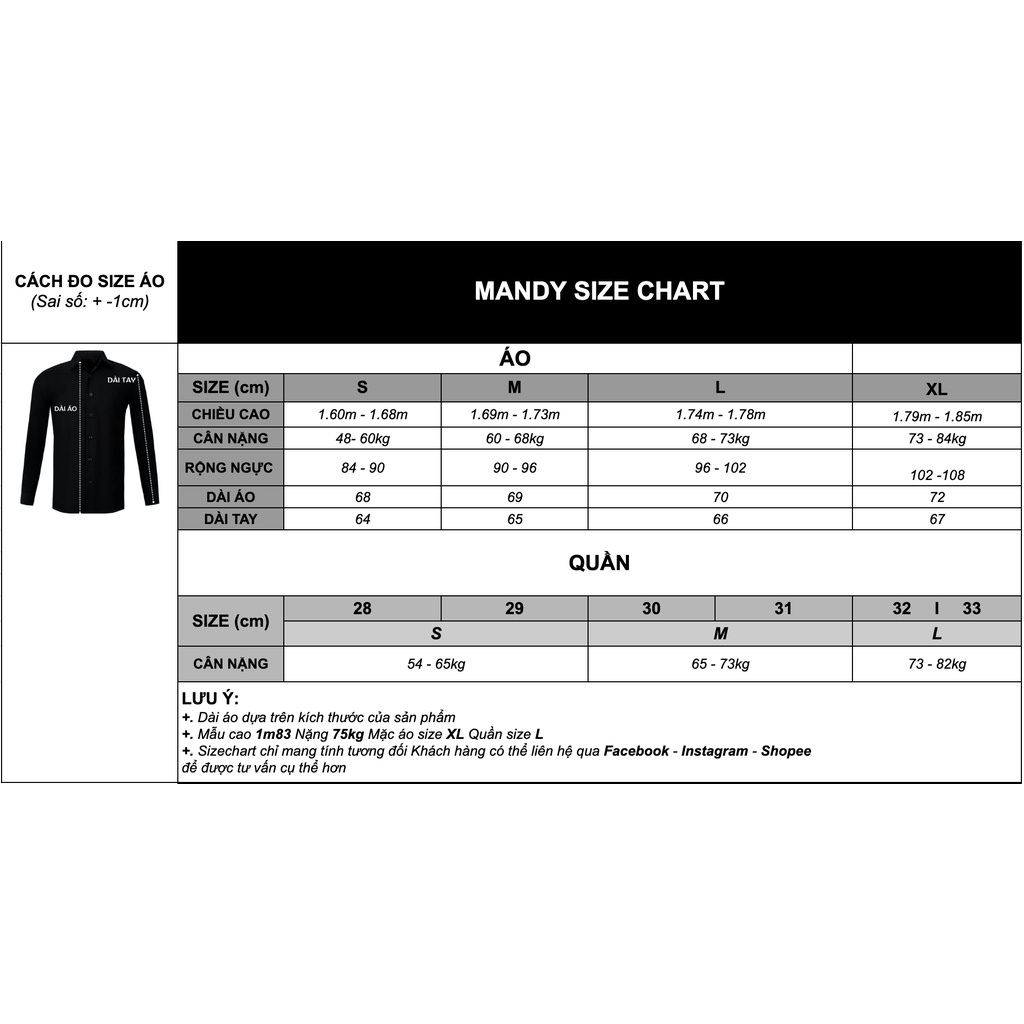 Áo sơ mi nam MANDY Fullbox dài tay kẻ sọc chuẩn form - vải co giãn nhẹ chống nhăn | BigBuy360 - bigbuy360.vn