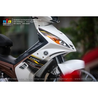 Tem rời Jupiter MX vàng đen cho Exciter 135 trắng siêu hot 2023