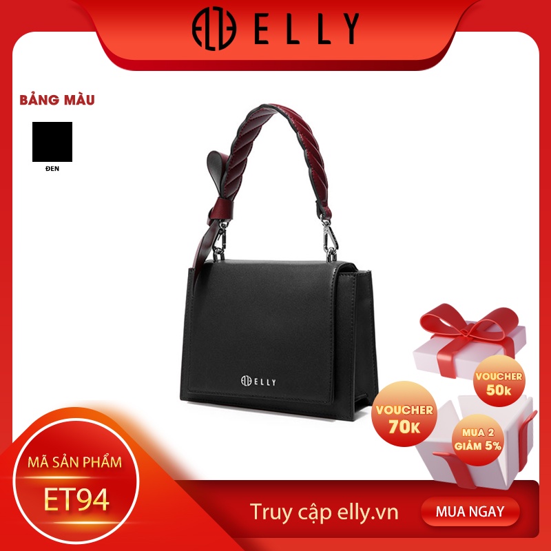 [Deal sang chảnh]  Túi xách nữ cao cấp da thật ELLY – ET94