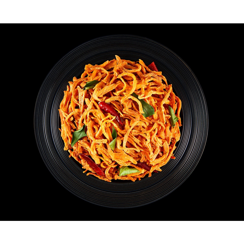 Thùng 50 bịch khô gà bơ tỏi PONNIE 25g / Combo 10 túi khô gà bơ tỏi PONNIE 25g