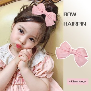Phụ nữ đơn giản đơn giản satin nơ kẹp tóc phụ kiện tóc nơ dễ thương ngọt ngào