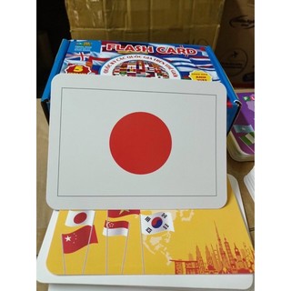 Bộ Flashcard Quốc kì cho bé