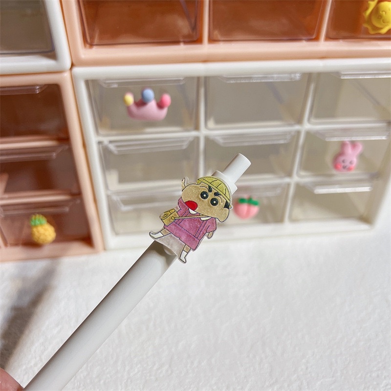 Bút Bi Hoạt Tiết Cậu Bé Bút Chì Shin-Chan Ngòi Bút 0.5mm