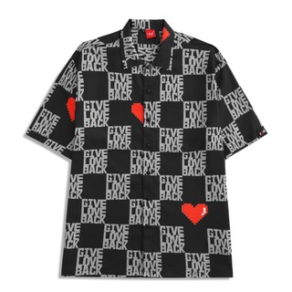 Áo sơ mi TÓM nam/nữ họa tiết monogram Give Love Back