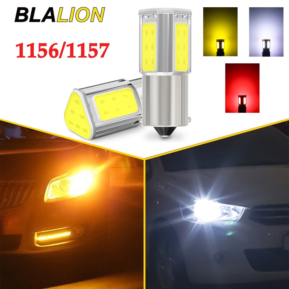 Set 2 bóng đèn tín hiệu BLALION LED 1156 1157 12V chống thấm nước dành cho xe hơi