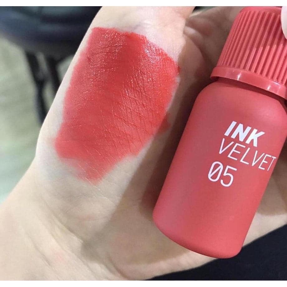 Son Kem Lì Peripera Ink Velvet Lip Tint (Mẫu mới) môi mềm, nhẹ môi, bám màu lâu