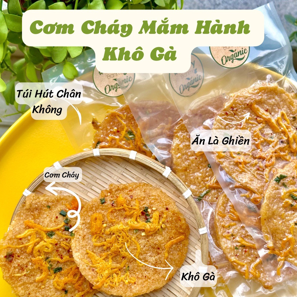 Cơm Cháy Mắm Hành Khô Gà