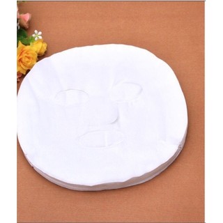 Nạ giấy đắp mặt nạ dẻo - Bịch 100 miếng