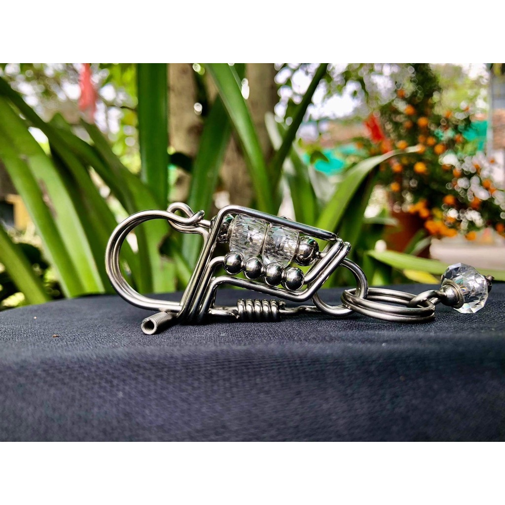 Móc khóa inox 304 phong thủy sáng đẹp